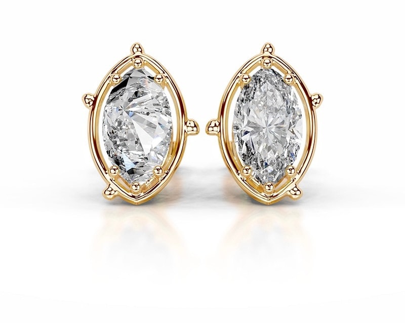 Élodie Marquise Stud Earrings