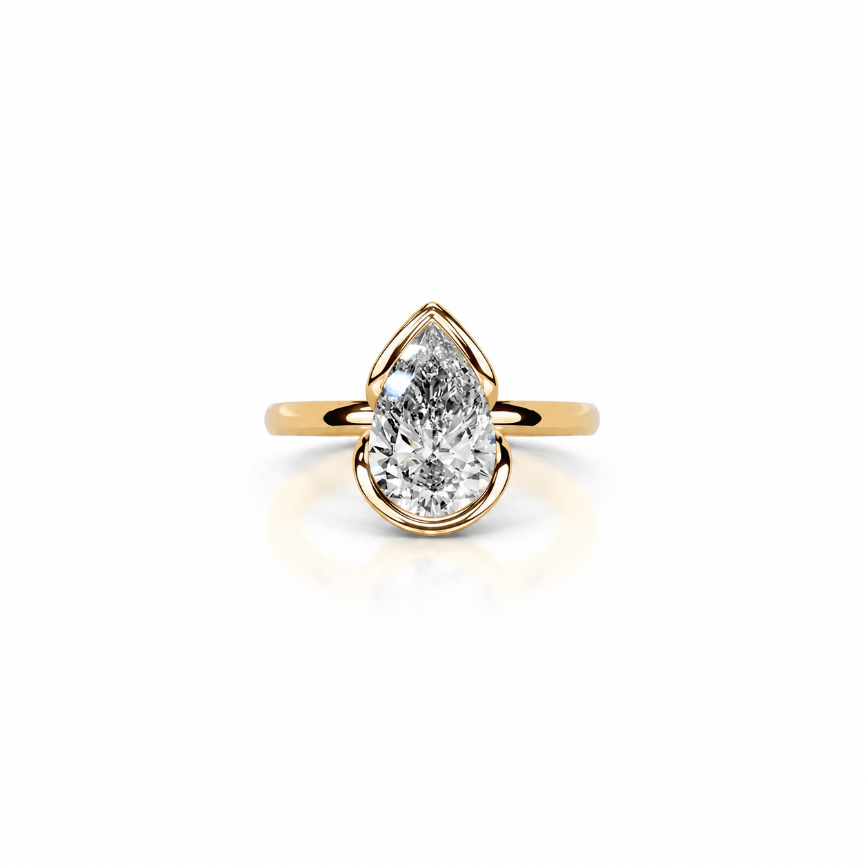 Vallière Élise Pear Ring