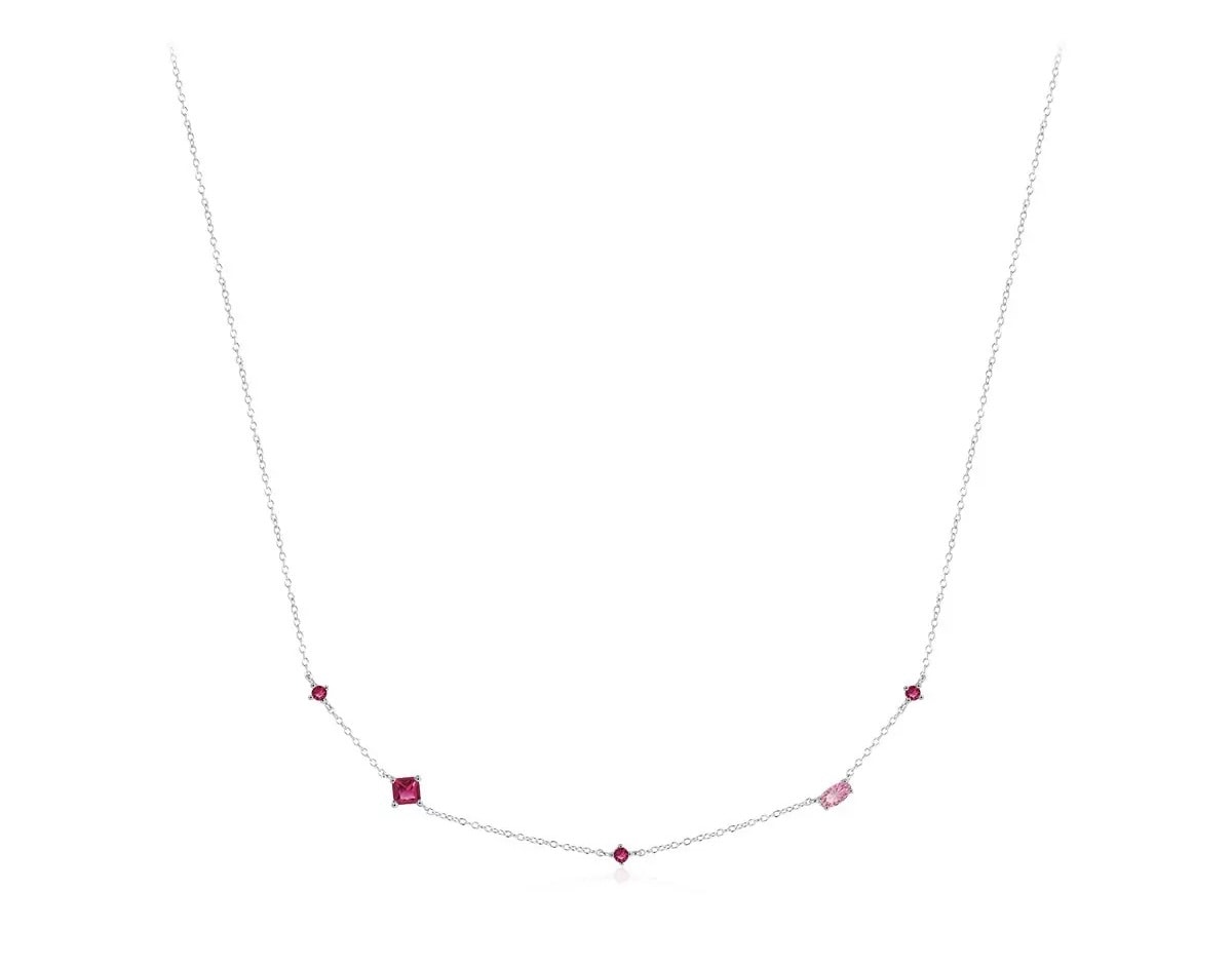 Vallière Rosée Pink necklace