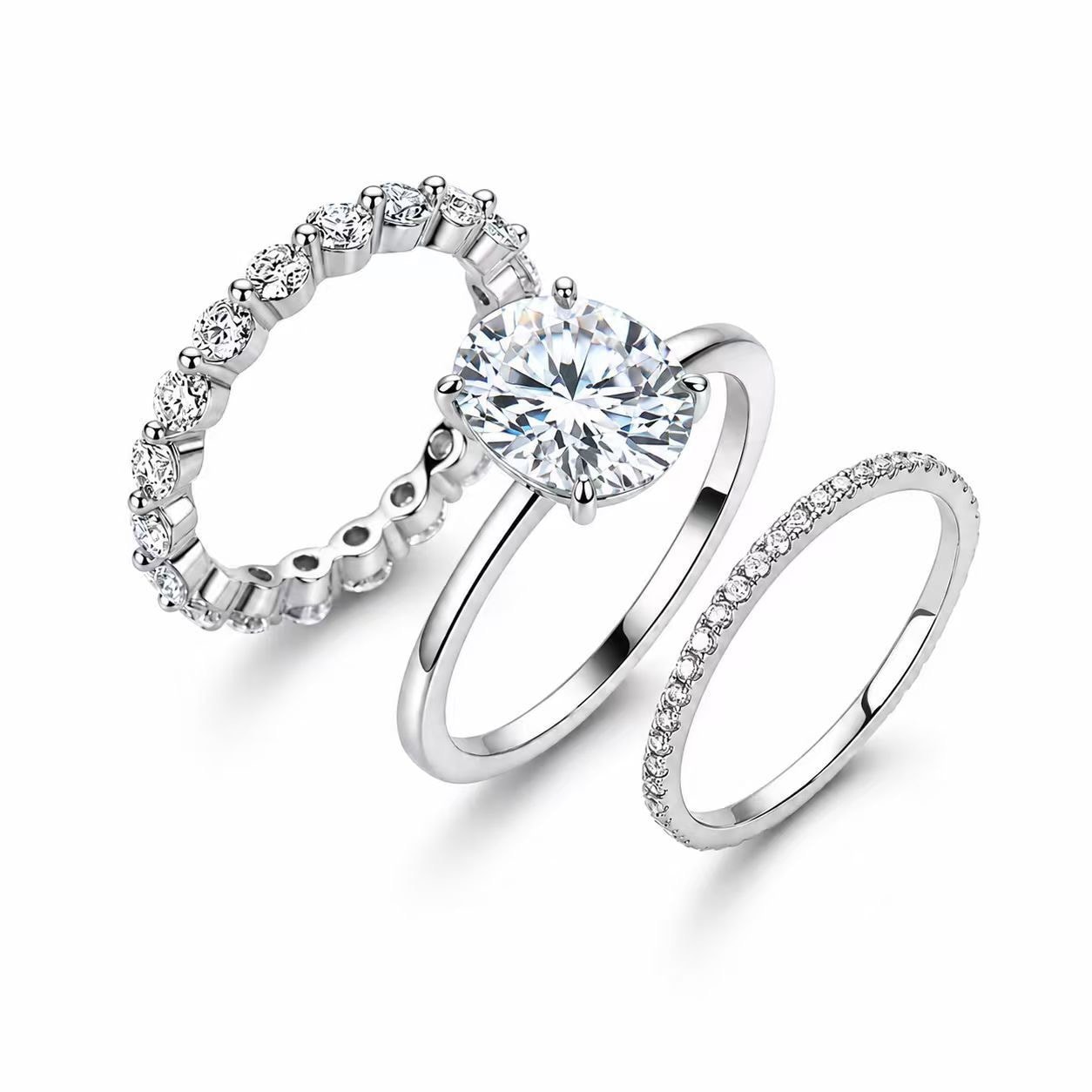 Amoura Heart Ring Set