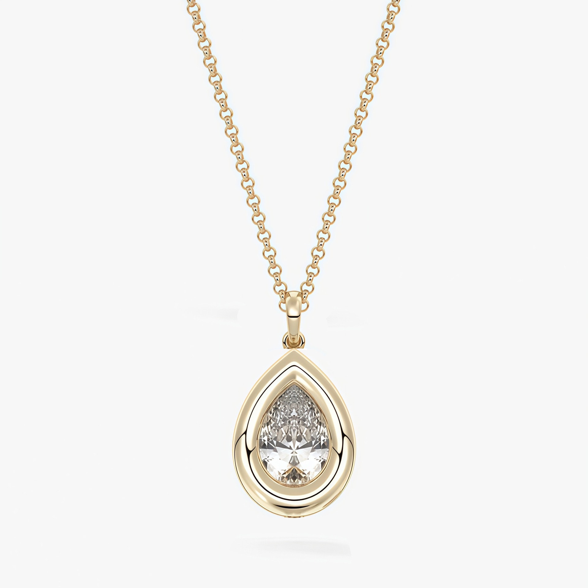 Vallière Aveline Pear Pendant
