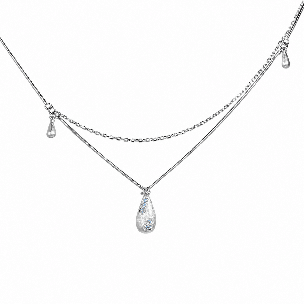 Azure Dewdrop pandant