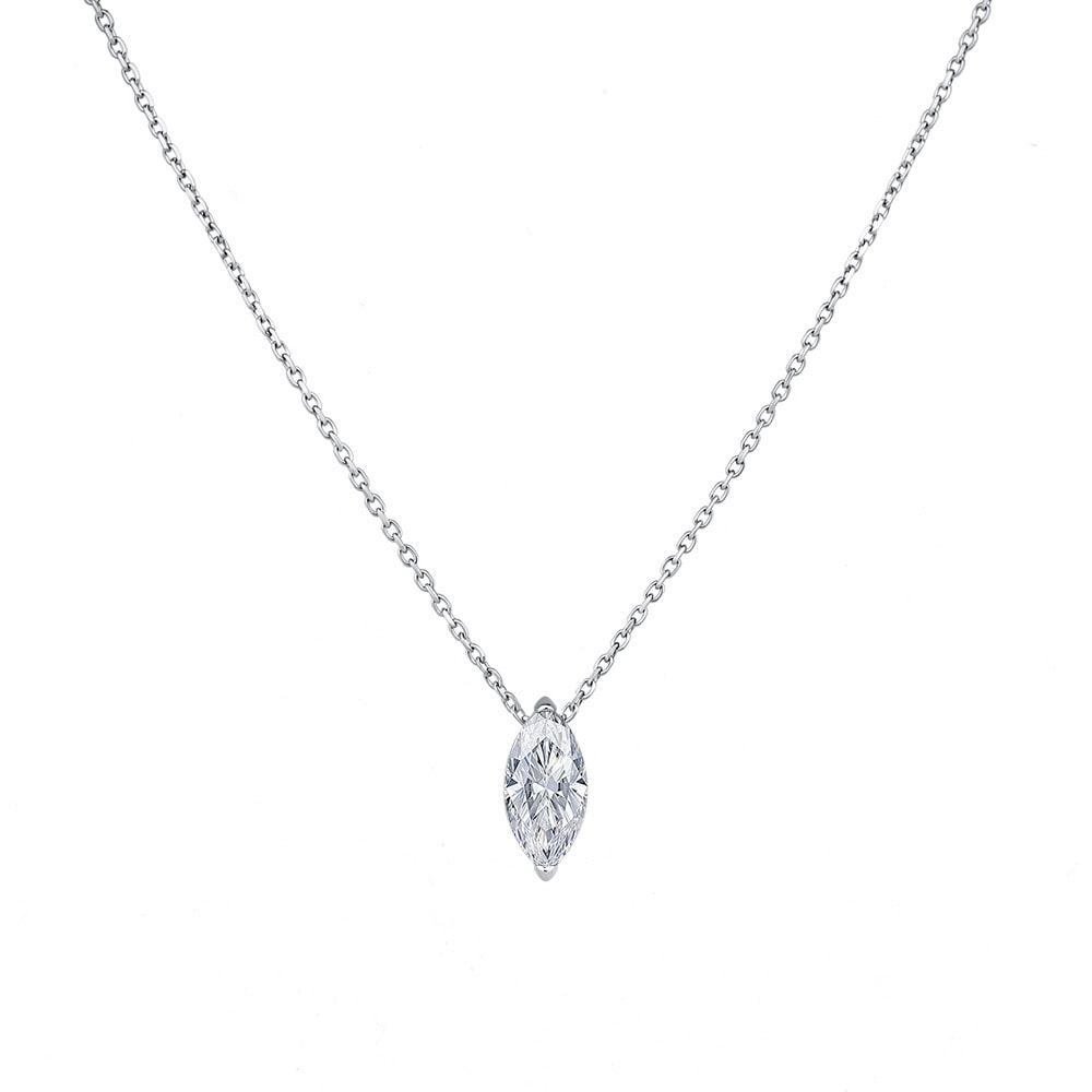 Céleste Marquise Solitaire Pendant