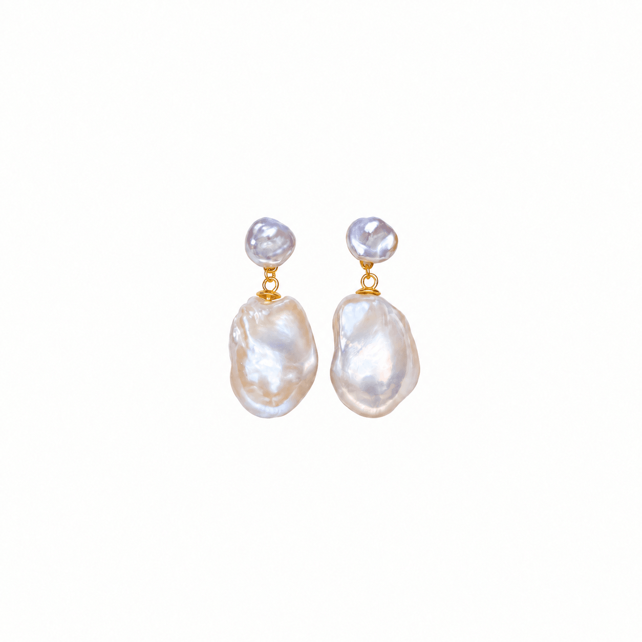 Éloise Baroque Freshwater Pearl Earrings